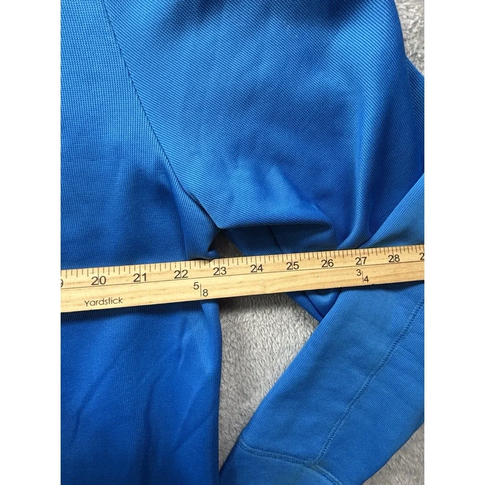 Callaway Sweatshirt Mens Large Blue 1/4 Zip Performance Pullover Golf Sweater - Picture 5 of 6
